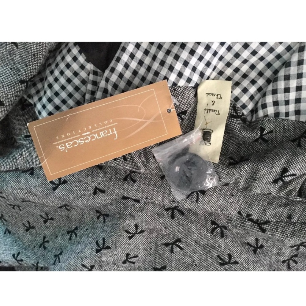 Francesca's Needle & Thread B&W Jacket Sm - Picture 6 of 7